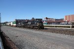 NS 8043 and 4210 lead train 258 east